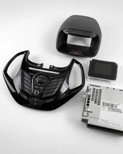 Kit Rádio Original Ford Ka Completo - Moldura + Display de computador de bordo + Aparelho
