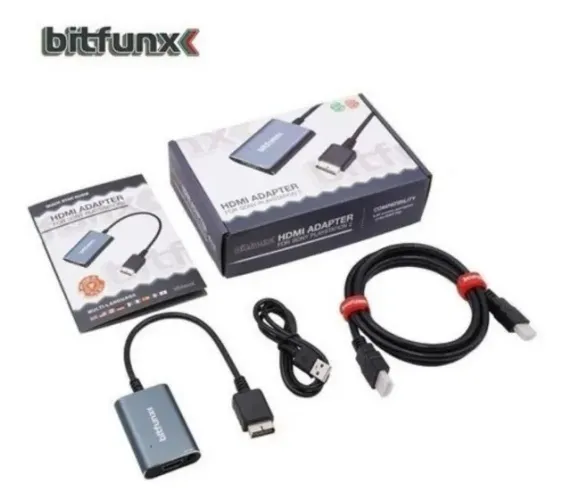 Conversor Hdmi Bitfunx Para Ps2 (playstation 2)