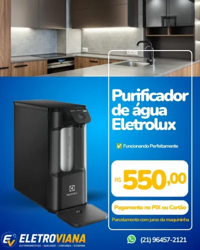 Purificador de Água Electrolux - NOVO (Sem Uso!)