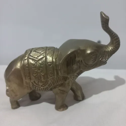 Estátua Elefante indiano em bronze