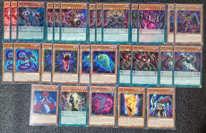 Deck DDD cartas originais de Yu-Gi-Oh