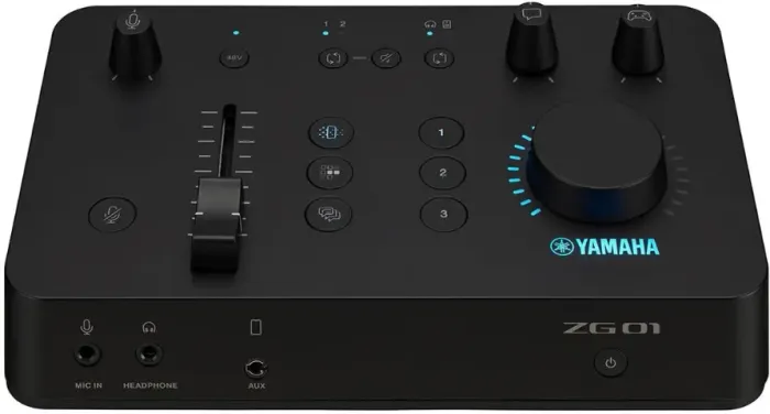 Yamaha ZG01 Game Streaming Mixer Completa | Interface para Stream, Podcast e Games