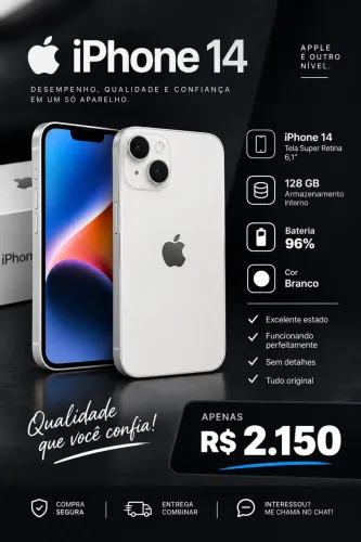iPhone 14 128GB Excelente Estado de Conservação