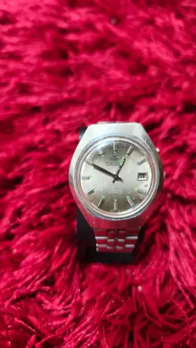 Relógio Orient Automático Vintage Prata