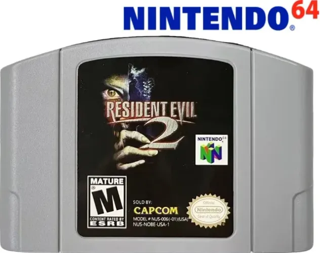 Cartucho Jogo Resident Evil 2 Nintendo 64 N64 Capcom Versão Dos Eua Importado Novo