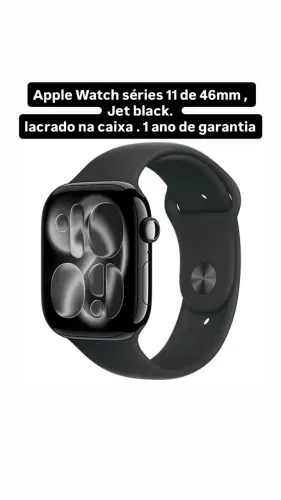 Apple Watch séries 11 de 46mm Jetblack , lacrado