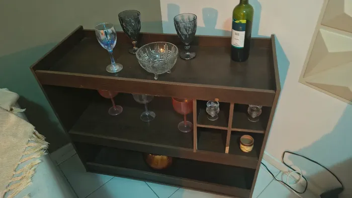 Aparador Bar com Adega Rodízios 4050- JB Bechara
