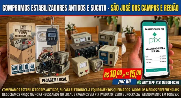 TRANSFORME SEU ESTABILIZADOR VELHO OU QUEIMADO EM DINHEIRO NA HORA!