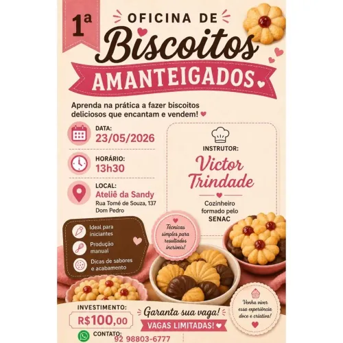 Oficina de Biscoitos Amanteigados
