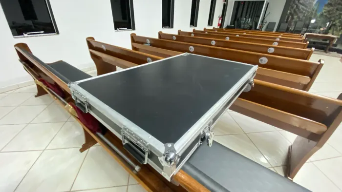 Case rígido somcase hard case para mesa de som