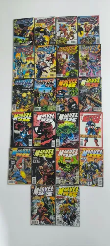 Coleção Marvel 97, 98, 99 e 2000 COMPLETOS (Formatinho editora Abril)