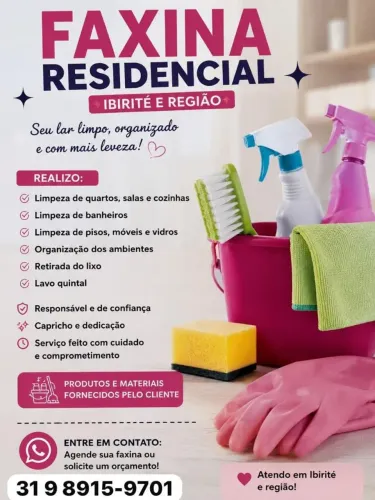 Faxina residencial