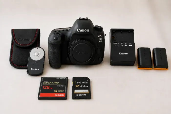 Canon 5D Mark IV - 51.992 Cliques + CF 128GB + SD 64GB