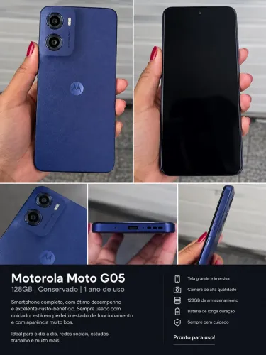 MOTO G05 128GB A VENDA!!