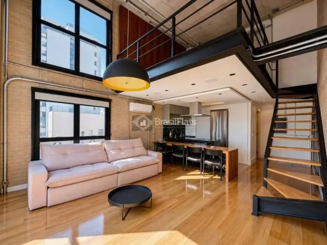 Apartamento Duplex com 1 dormitório para alugar, 90 m² por R$ 11.000,00/mês - Cerqueira Cé