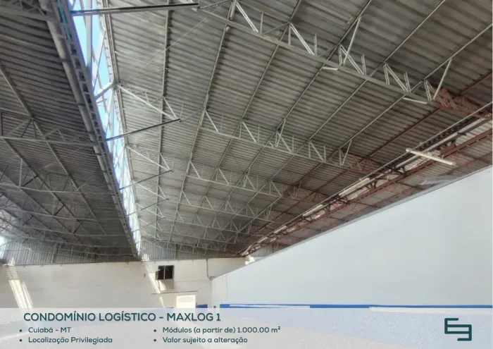 Galpão para alugar em Cuiabá/MT com 1.800,00 m² em condomínio logístico