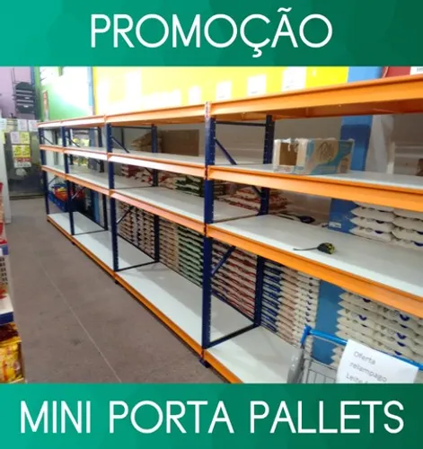 Mini Porta Pallets | Indicados para Estoques, Comércios e Geral