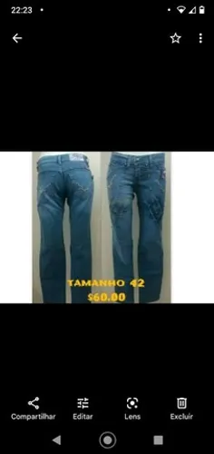 Calça tamanho 42 e 44