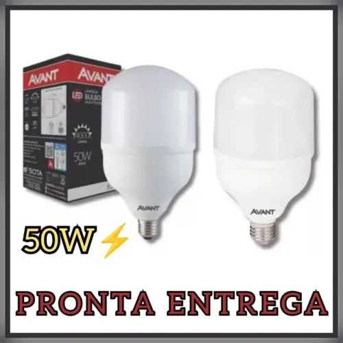 02 LÂMPADAS LED 50W BULBO GIGANTE / PRONTA ENTREGA