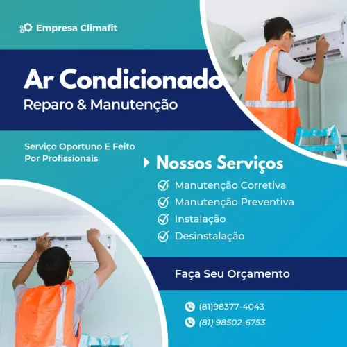 Manutenção & instalação de ar condicionado