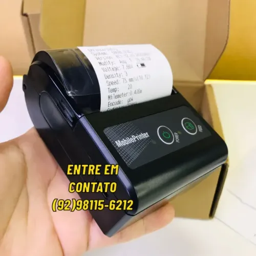 Mini Impressora Termica Bluetooth Sistemas de Delivery-Entregas 9h as 22h