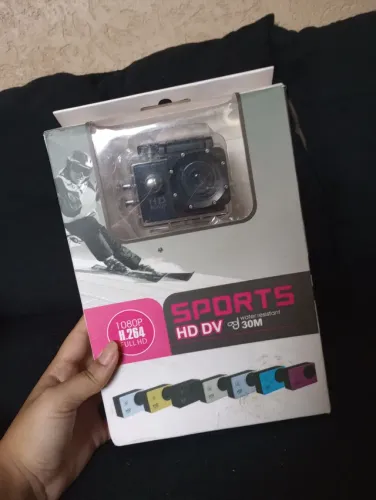 Câmera esportiva à prova d'água Full HD