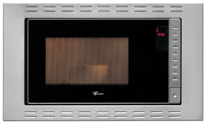 Micro Ondas de Embutir Fischer Fit Line 25L Inox p/ Moveis Planejado