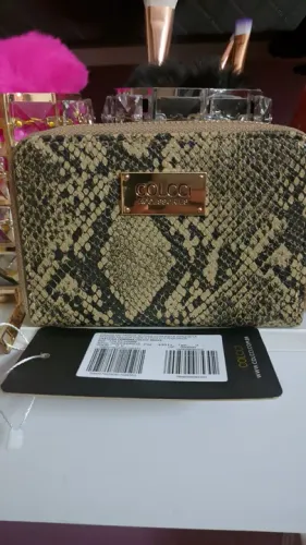 carteira colcci em animal print nova