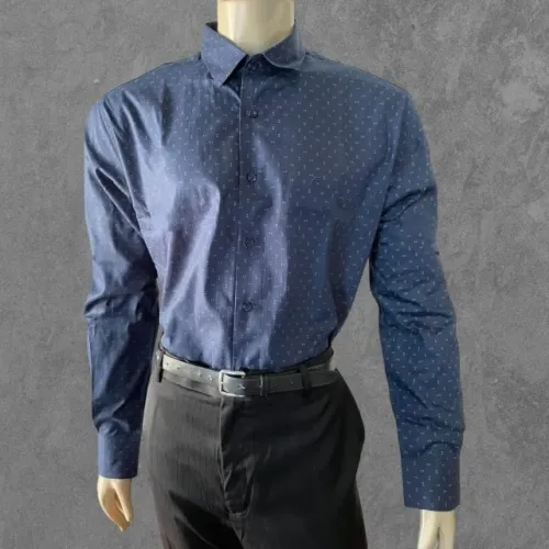 CAMISA SOCIAL MANGA LONGA SEM BOLSO 100% ALGODÃO FORMAL CASUAL