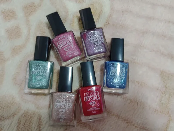 Esmalte Avon Crushed Crystals.14,00 cada