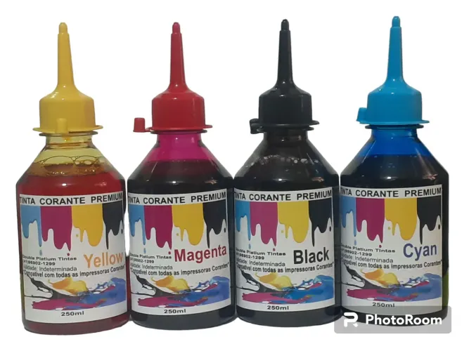 Refil de Tinta para Impressoras / Entregamos / Tinta Corante e Pigmentada  *