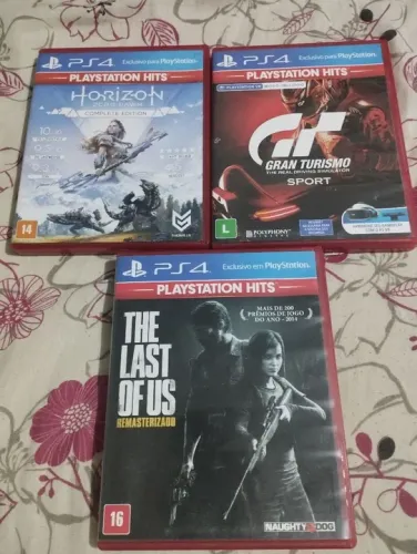 Playstation 4 jogos originais valor unitário