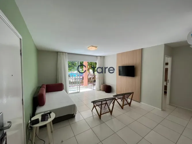 Apartamento no Wellness Porto das Dunas, com área privativa de 120,72 m², em condomínio cl