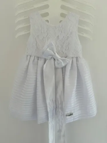 Vestido de batizado 3 meses e vestido RN