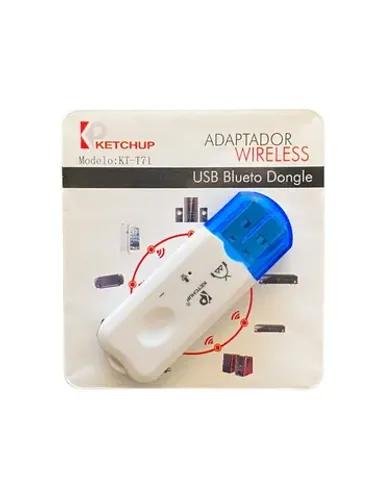 Adaptador Bluetooth USB Ketchup KT-T71