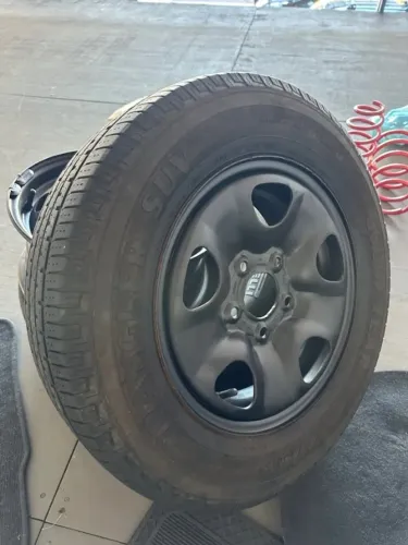 Step estepe para S10 aro 15, pneu e roda - Medida 205/70/15
