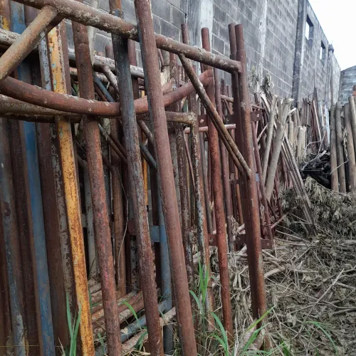 Estrutura de aço para construção