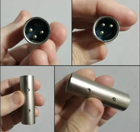 Adaptador XLR Macho Para XLR Macho, XLR Macho De 3 Pinos FAVOR LER A DESCRIÇÃO!
