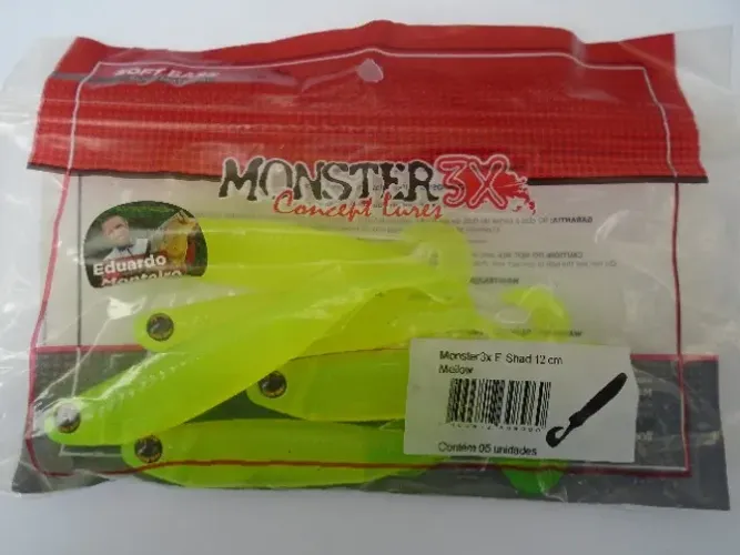 Isca Artificial E-shad De 12 Cm - Monster 3x Concept Lures