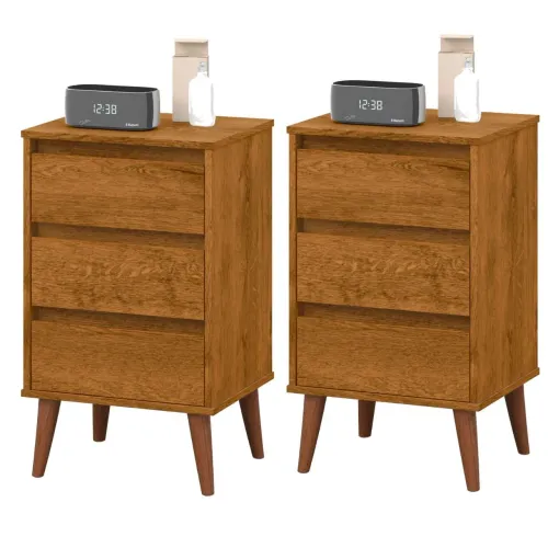 Par de Criado mudo ou mesa de cabeceira