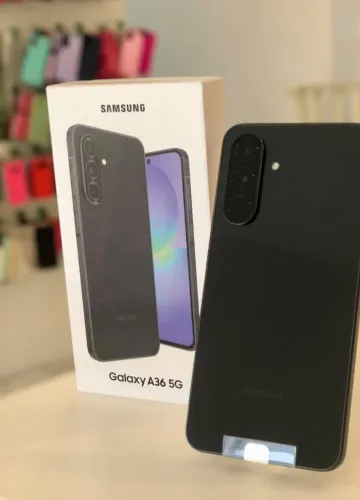 Galaxy A36 5G 256Gb/8Ram Pretoo + Entrega Grátis Goiânia e Região Desing moderno
