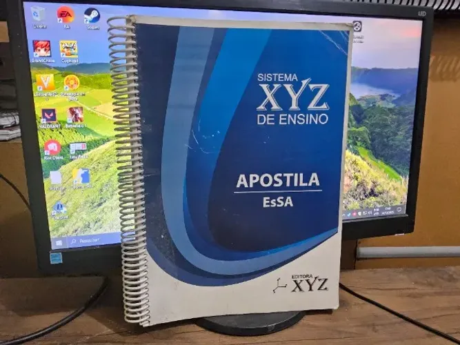 Apostila para ESA editora XYZ teoria e exercícios curso completo