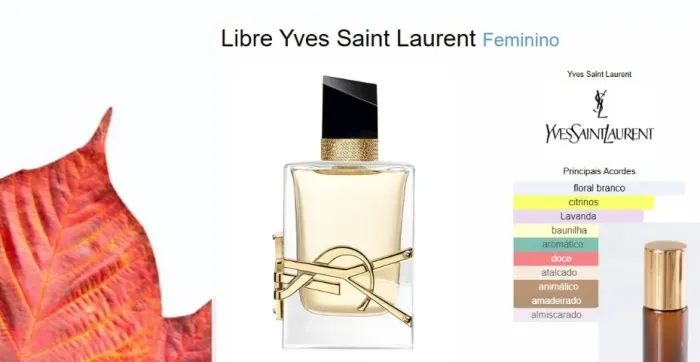 perfume libre yves saint laurent 10ml