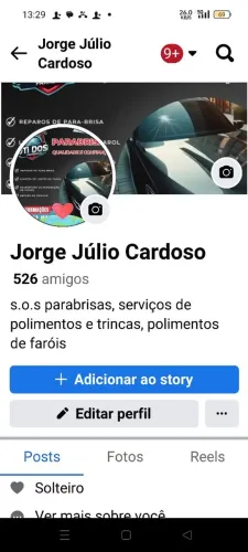 Reparos de parabrisa