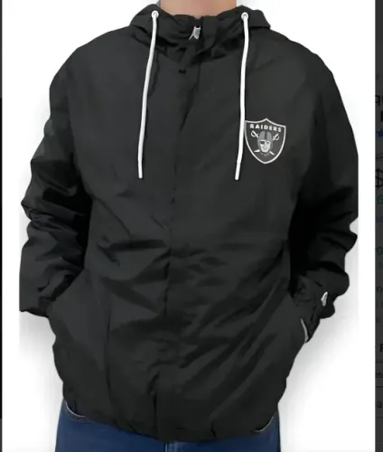Jaqueta Corta Vento Original da New Era Nfl - Raiders