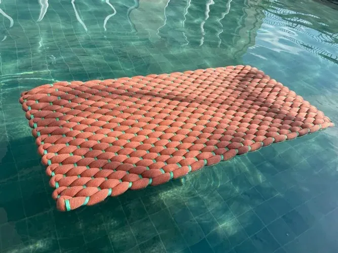 Tapete flutuante tricô náutico