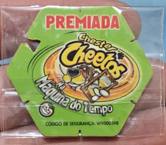 Cheetos tazo maquina do tempo carta premiada ler descrição