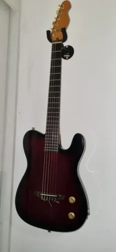 Violão elétrico maravilhoso! Telecaster maciço de nylon - Luthier