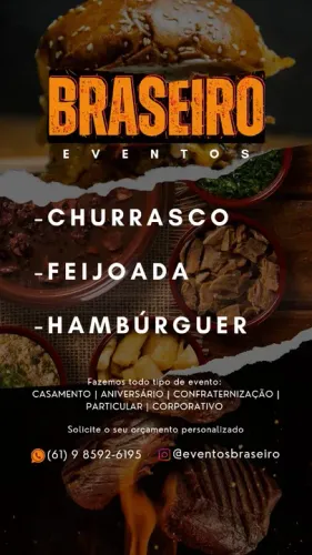 Eventos e Buffet - Churrasco / Feijoada / Hambúrguer 