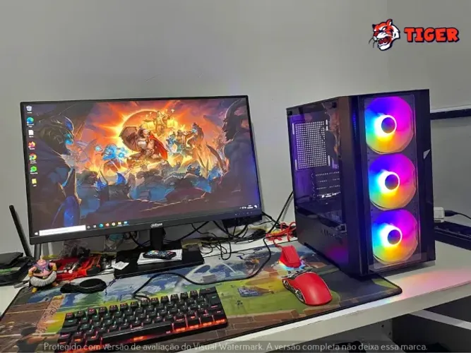 Pc gamer completo com garantia/ Ryzen 5 5600GT em até 10x